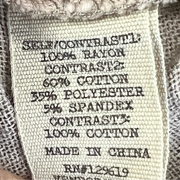 Gimmicks by BKE Boho Asymmetrical Short Sleeve Tunic Top Size XS - Picture 9 of 9